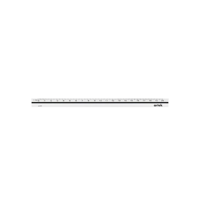 Artek Architect's Scale, Aluminum, 20 cm