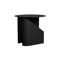 Sentrum Side Table, Black painted metal