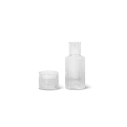 Ripple Carafe Set, Clear, Small