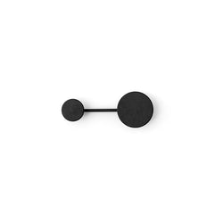 Afteroom Coat Hanger, Small Black-Hardware& - Hooks-Audo-vancouver special