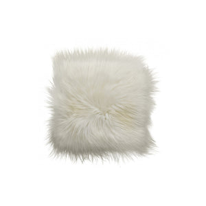 White Icelandic Sheepskin Chairpad