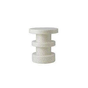 Bit Stool Stack, White/White